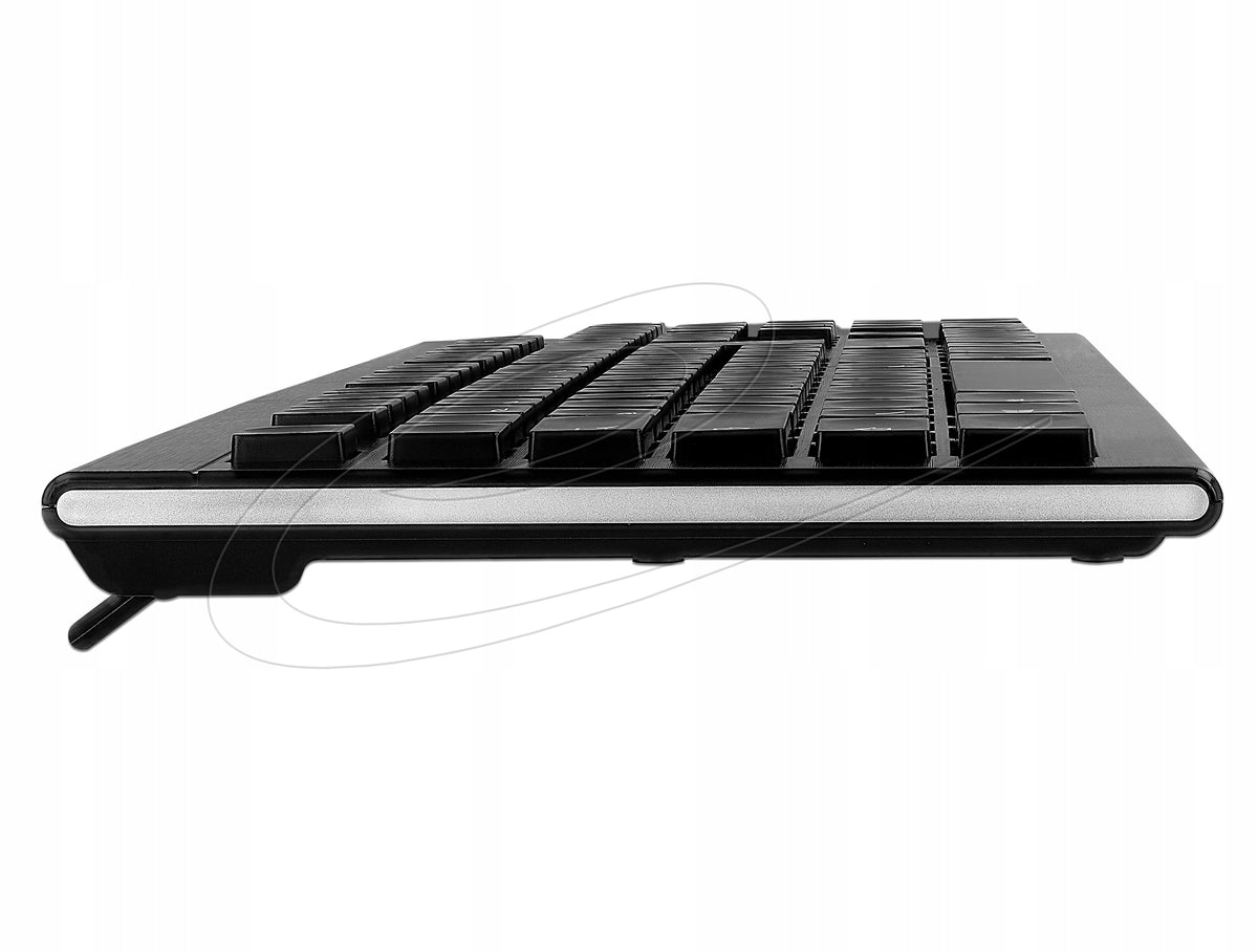USB 2,4 GHz Wireless Keyboard, Black (Water-Drop) Delock 12671 Packaging status original