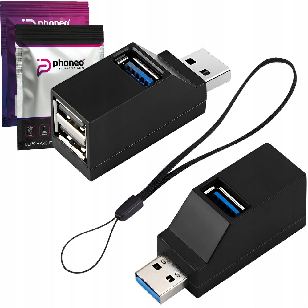 USB 3.0 HUB Phoneo FAST PORT SPLITTER FOR 3 USB ANGLE ADAPTER