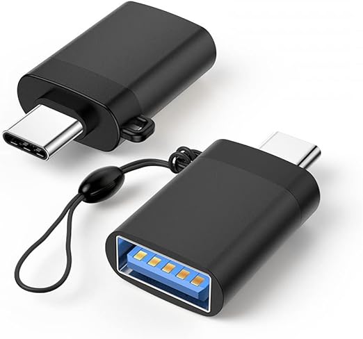 USB 3.0 to Type-C OTG Adapter Fast Data Transfer Black