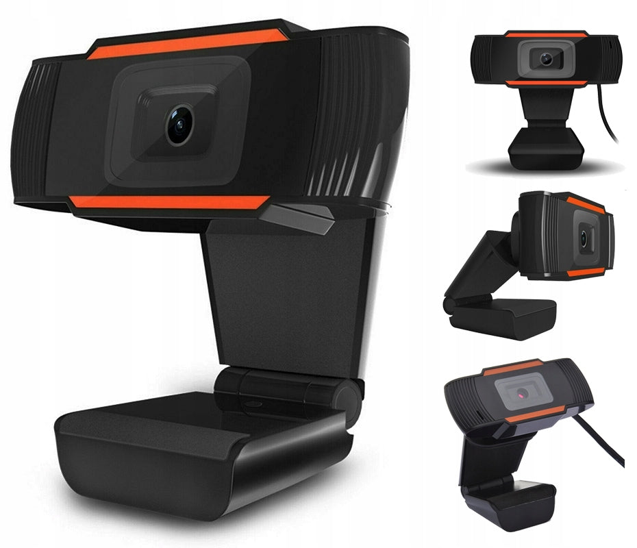USB 480P WEBCAM WITH MICROPHONE FOR LAPTOP COMPUTER LESSONS