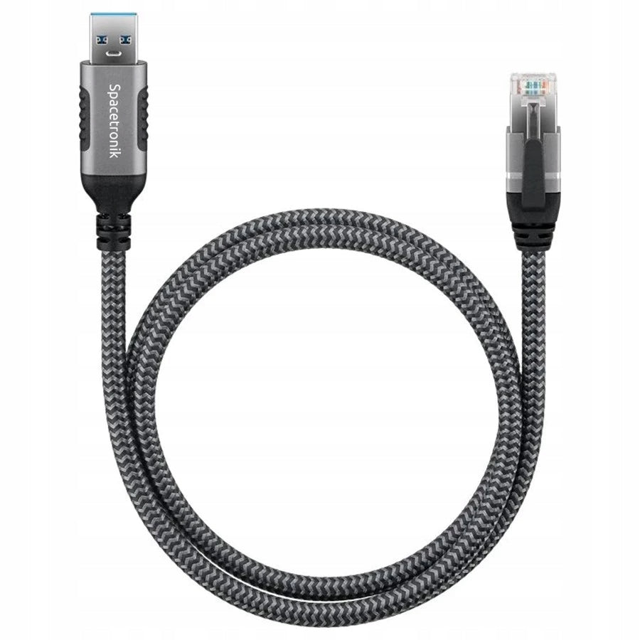 USB-A ETHERNET CABLE 3.0 RJ-45 LAN CABLE 1M EXTERNAL NETWORK CARD Manufacturer Spacetronik