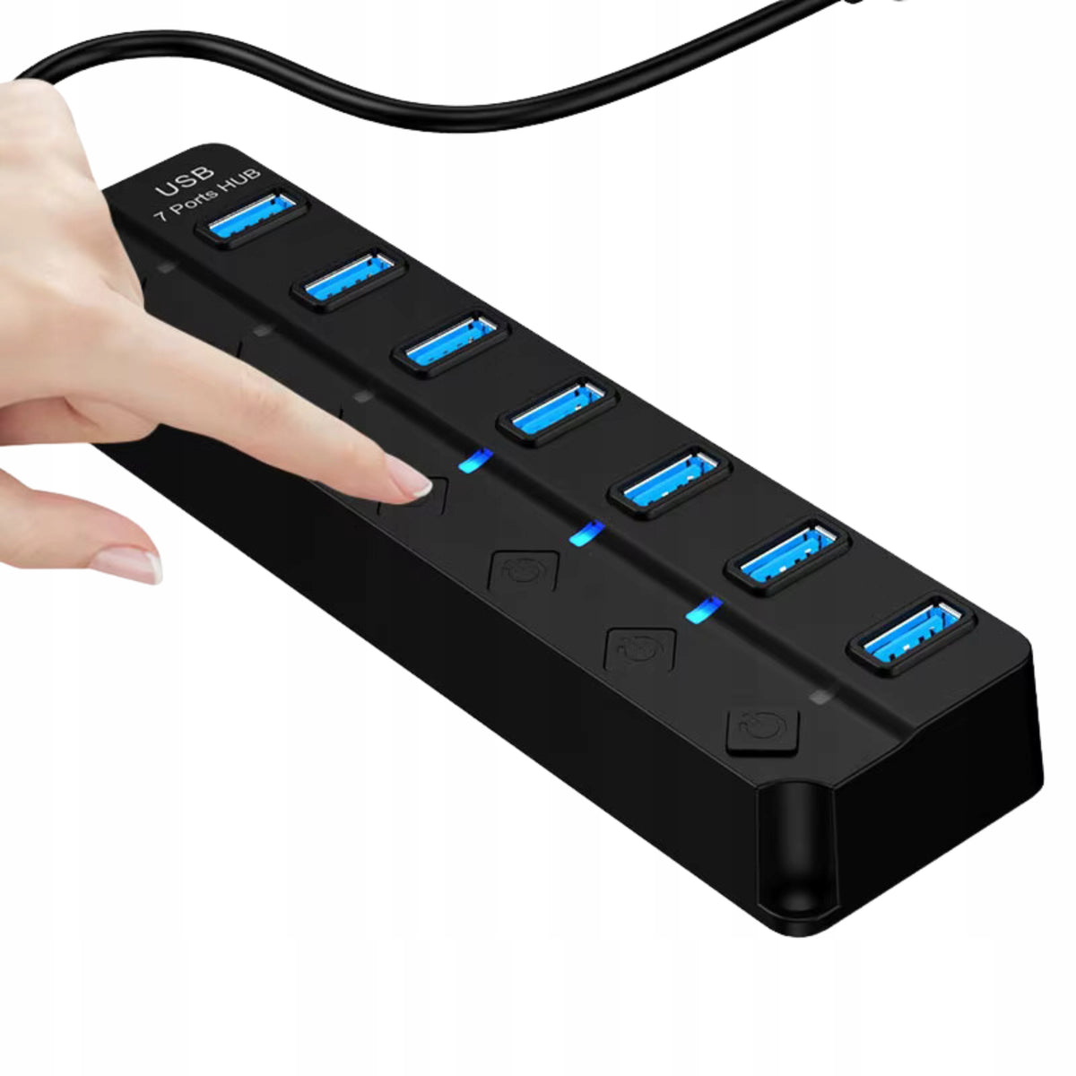 USB ADAPTER 3.0 HUB 7 PORTS USB SPLITTER 2.0 Packaging status original