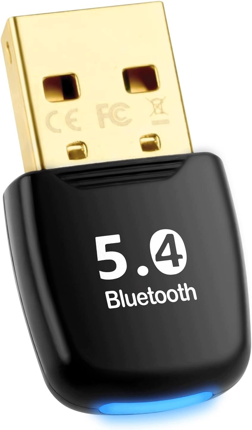 USB BLUETOOTH 5.4 ADAPTER DONGLE FOR PC WINDOWS 7/8.1/10/11