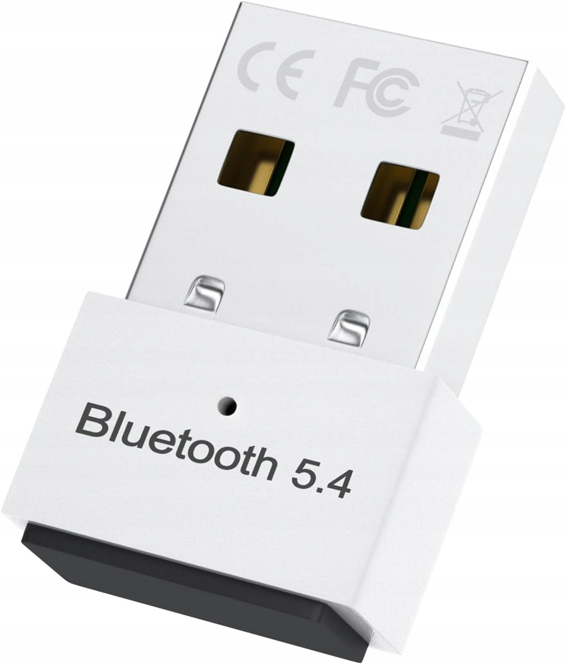 USB Bluetooth Adapter Bluetooth 5.4 Dongle Plug & Play Windows 11/10/8.1/7