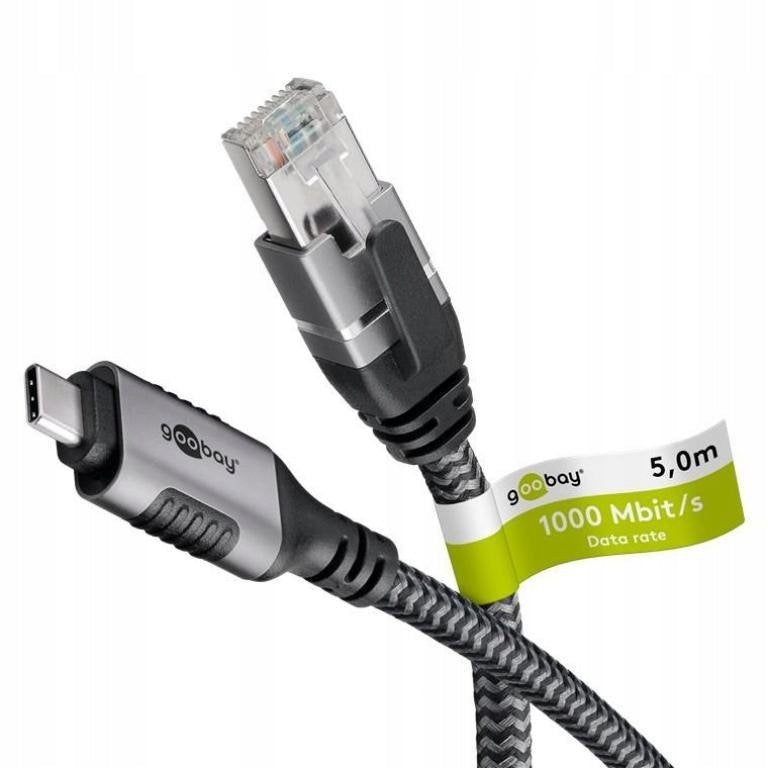 USB-C 3.1 to RJ45 70752 /5m Ethernet Cable