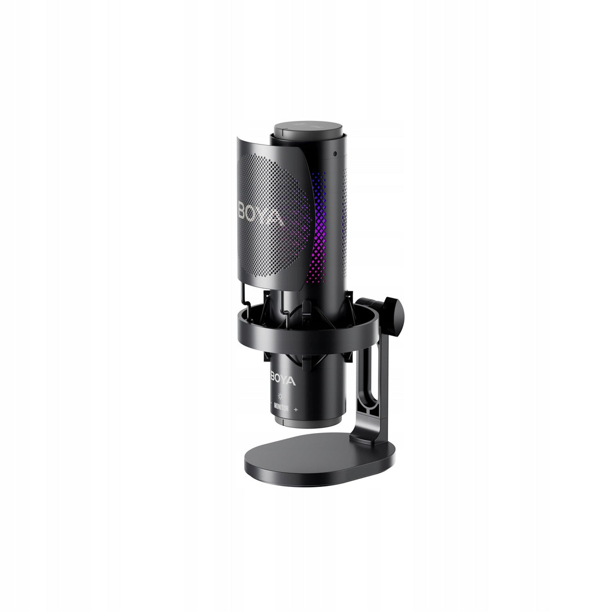 USB-C CONDENSER MICROPHONE WITH NOISE REDUCTION 3 CHARACTERISTICS RGB
