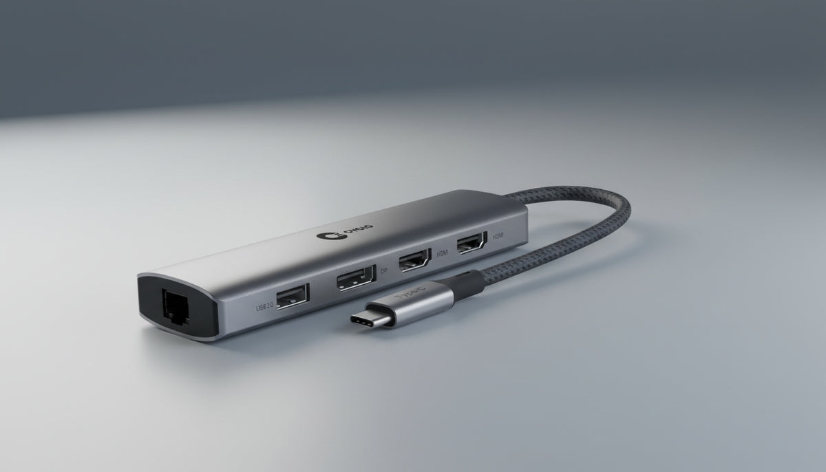 USB-C PD 100W 4xUSB 3.0 2.0 2xHDMI RJ45 VGA Port Replicator for Laptop PC Packaging status original