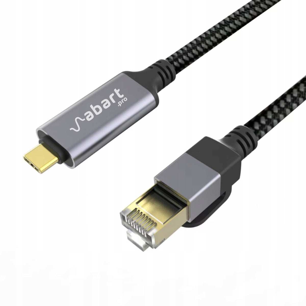 USB-C RJ45 Cable LAN Card USB 1000Mbps macOS Win iPad Android 10m