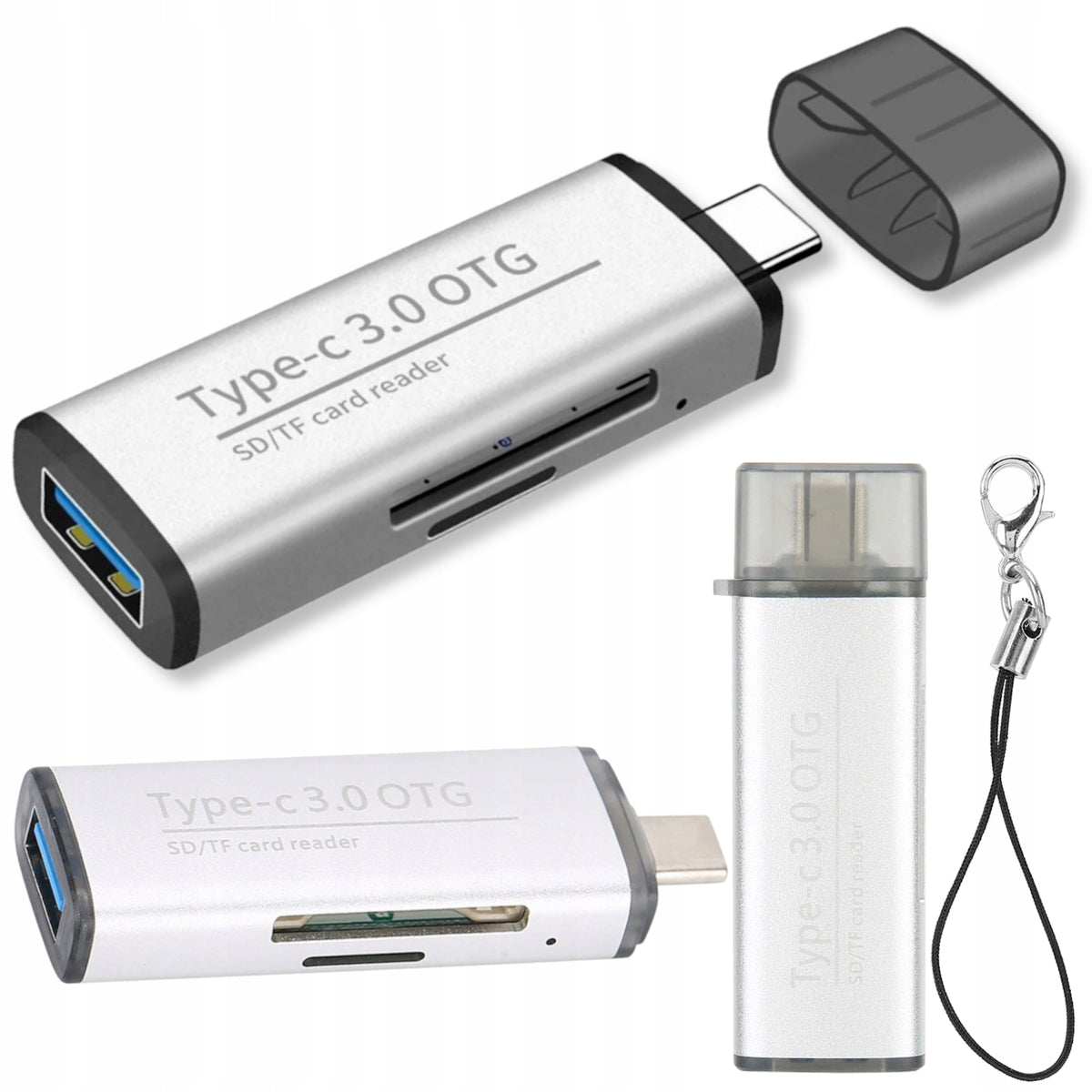 USB-C SD TF micro SD memory card reader HUB USB 3.0 OTG Adapter