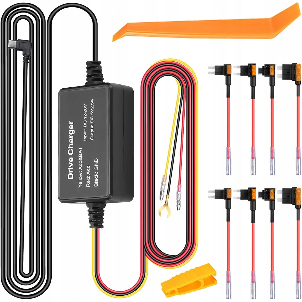 USB-C Series Power Adapter, Parking Mode FOR CAR CAMERAS