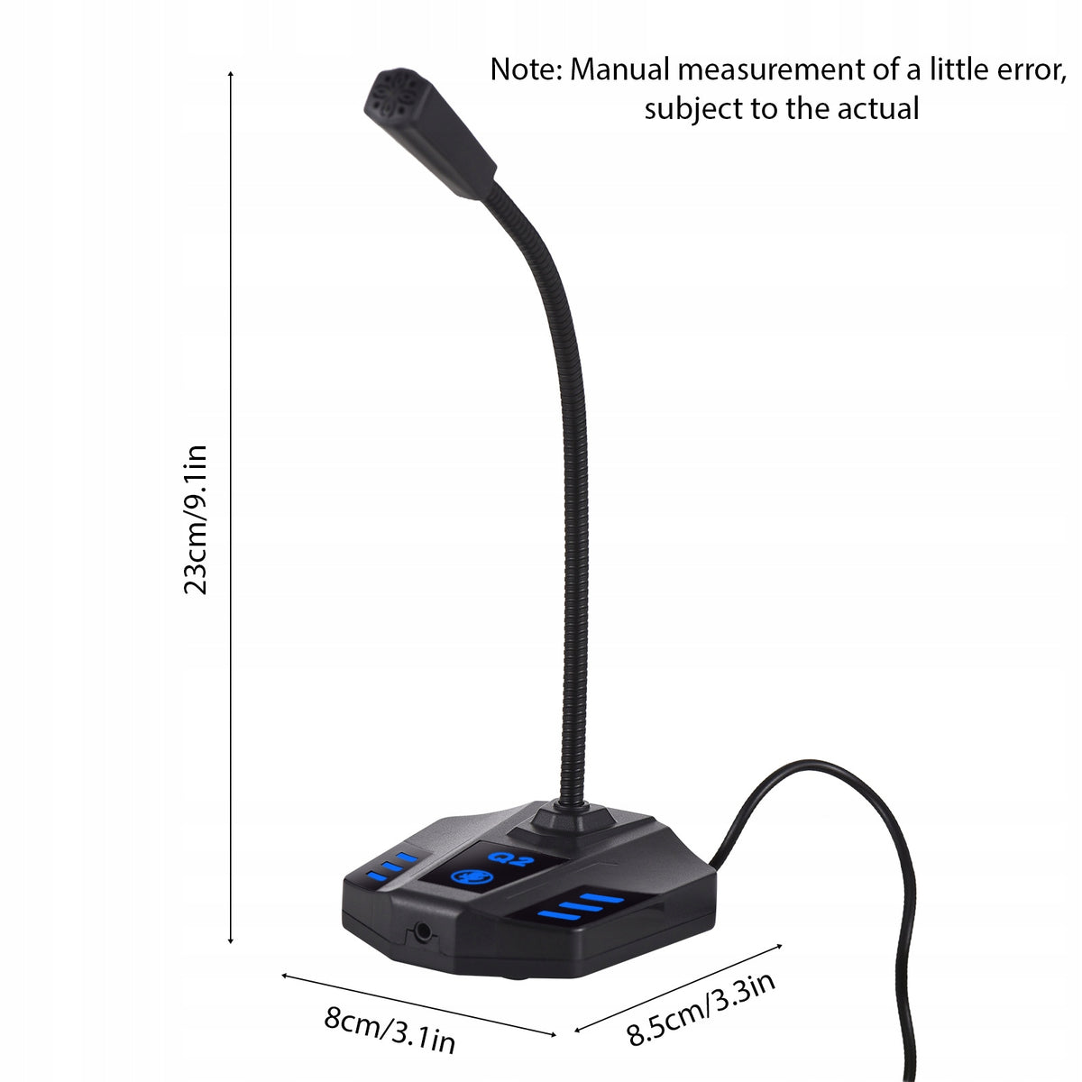 USB Computer Microphone USB Microphone for PC Laptop-Noise Button ED Manufacturer code AG250729077997