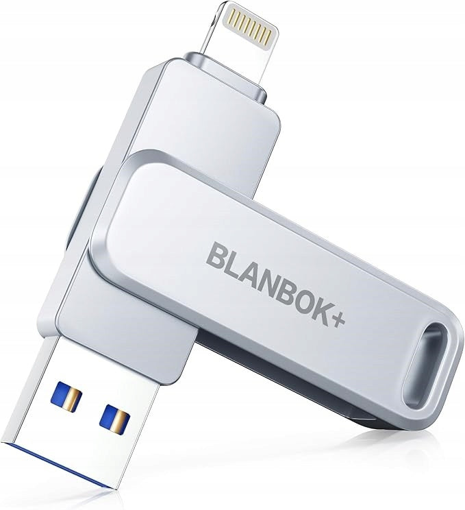 USB FLASH DRIVE 120GB BLANBOK+ MFI FOR IPHONE/IPAD/ANDROID/PC