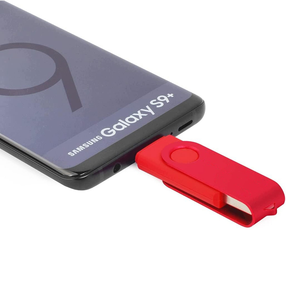 USB FLASH DRIVE 2.0 512GB METAL ROTATING DESIGN 2IN1 Interface USB 2.0