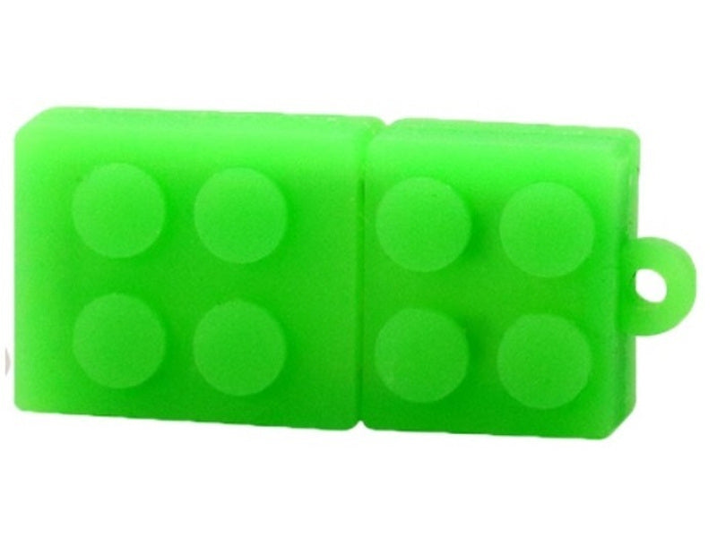 USB FLASH DRIVE 64 GB BLOCKS LEGO GREEN FUN