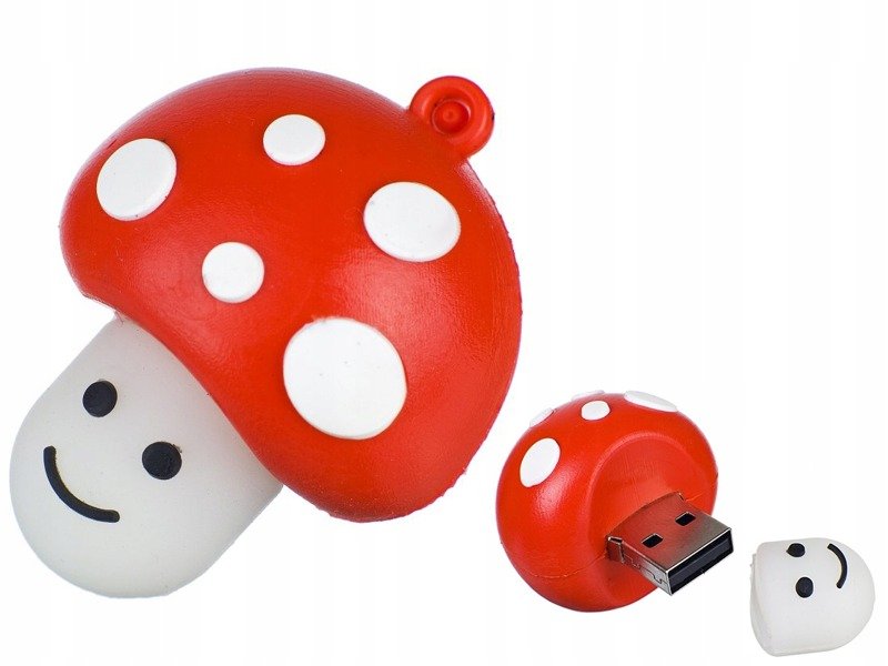 USB FLASH DRIVE FAST FLASH DRIVE ULTRA MEMORY PEN PENDANT TOADSTOOL 64GB Packaging status original