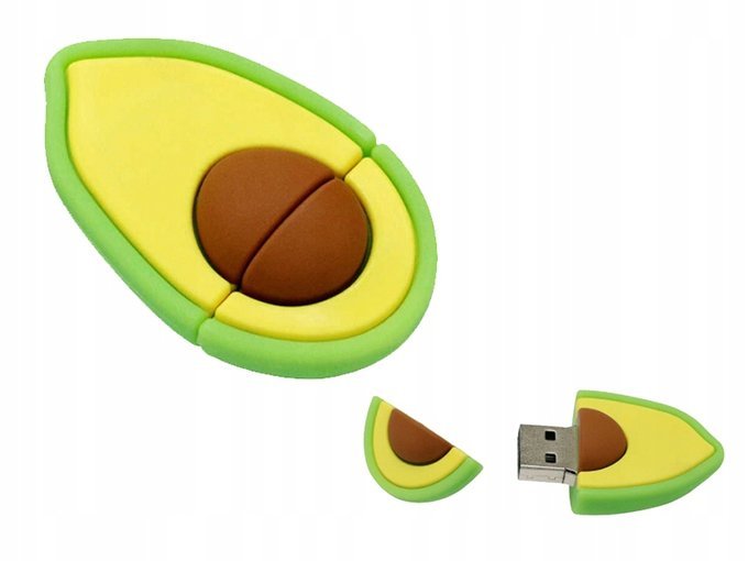 USB FLASH DRIVE FAST FLASH DRIVE ULTRA MEMORY PENDANT GIFT AVOCADO 64GB