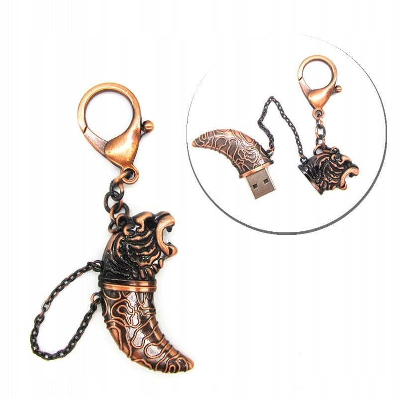 USB FLASH DRIVE OLD DAGGER WITH DAMASK 16GB
