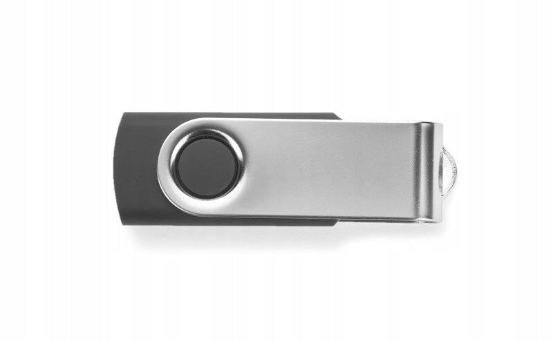 USB FLASH DRIVE TWISTER 4GB black Manufacturer code 44010-02