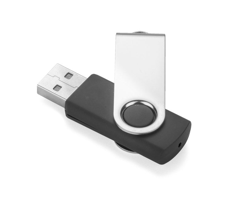 USB FLASH DRIVE TWISTER 4GB black