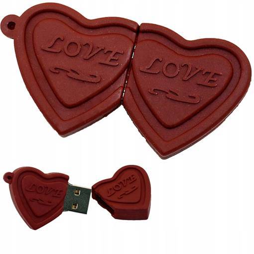 USB FLASH DRIVE ULTRA MEMORY PEN PENDANT CHOCOLATE 16GB