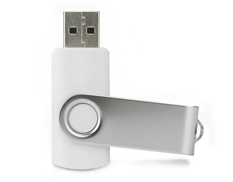USB Flash Drive TWISTER 16 GB white