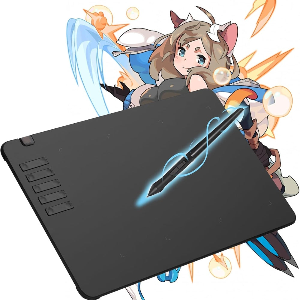 USB GRAPHICS TABLET WITH STYLUS – FOR ANDROID, WINDOWS, MAC NEW Model D2026ZB0420ST