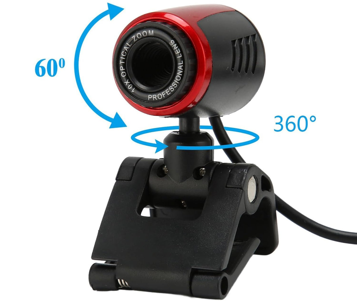 USB HD WEBCAM 360° ROTATION FOR VIDEO CALLING WORK Packaging status original