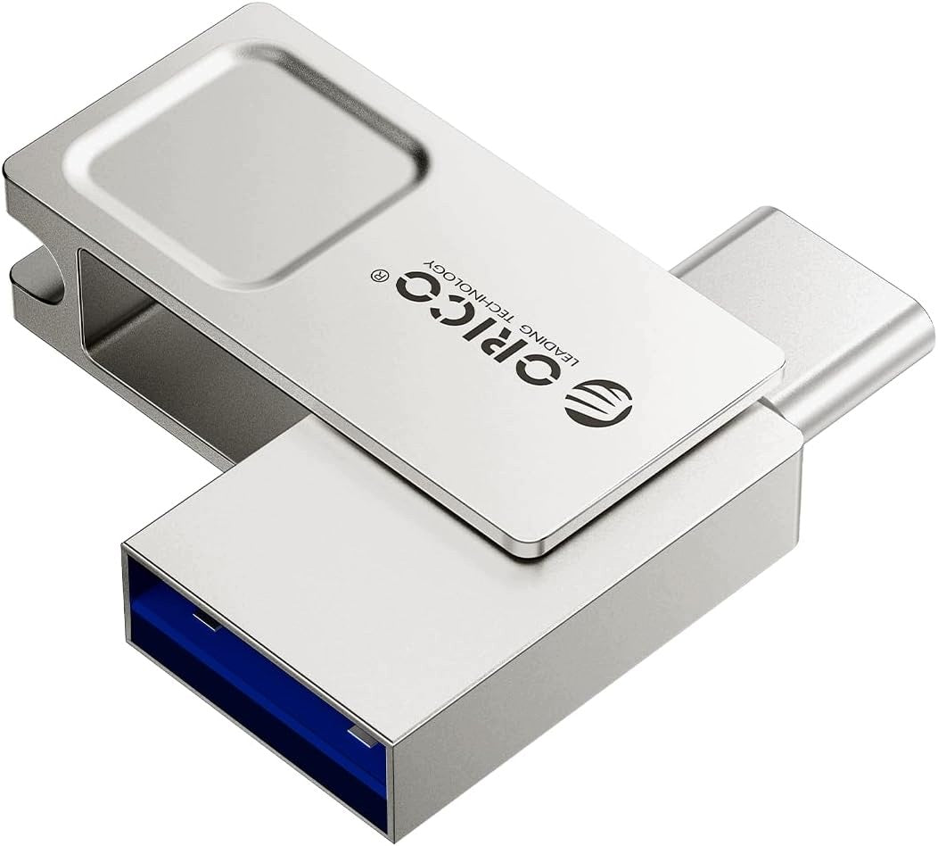 USB MEMORY 128GB DUAL CONNECTOR ORICO LIGHT