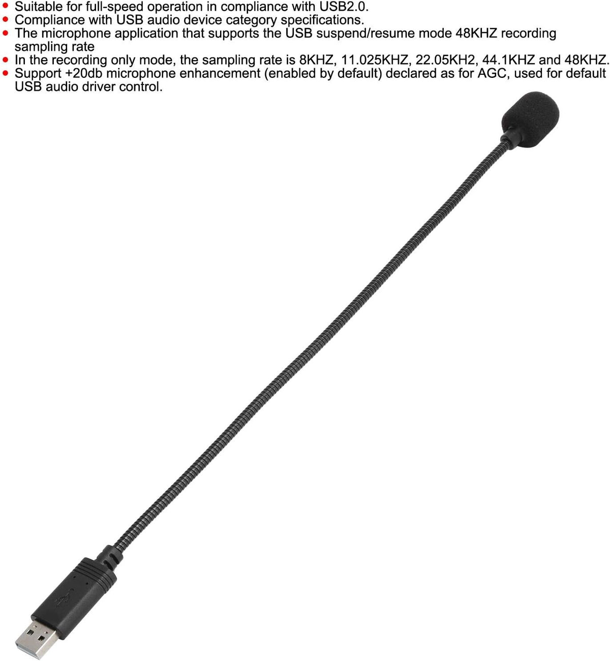 USB MICROPHONE MINI PORTABLE BLACK FOR PHONE LAPTOP PC Manufacturer code MIKROFON USB MINI PRZENOŚNY CZARNY PC LA