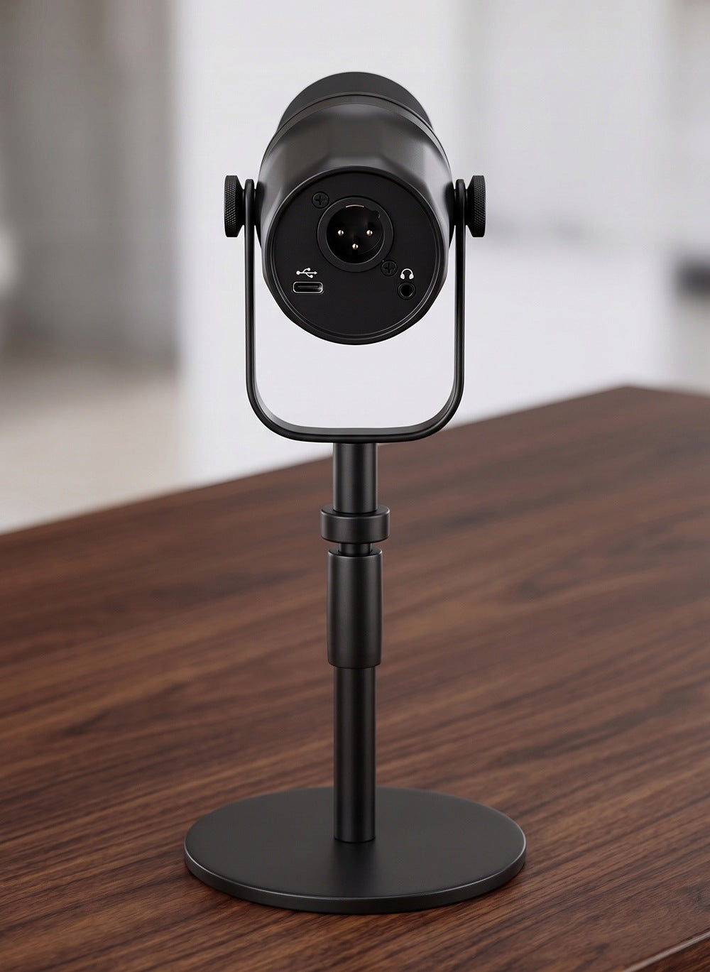 USB Microphone Astrobyte Pulsar Black Dynamic RGB +Adjustable Tripod Metal