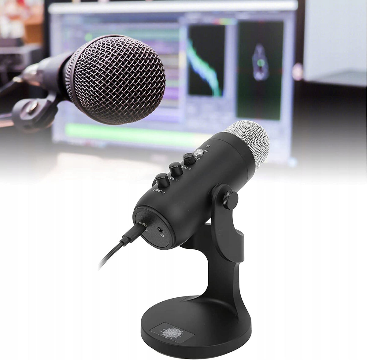 USB Microphone, Durable Aluminum Alloy for Transm