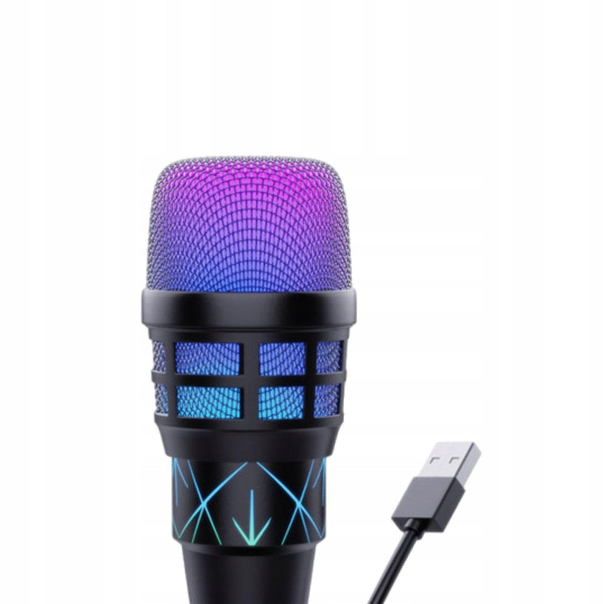 USB Microphone for PC,Lightweight,Noise Cancelling Beginner with pattern Packaging status original