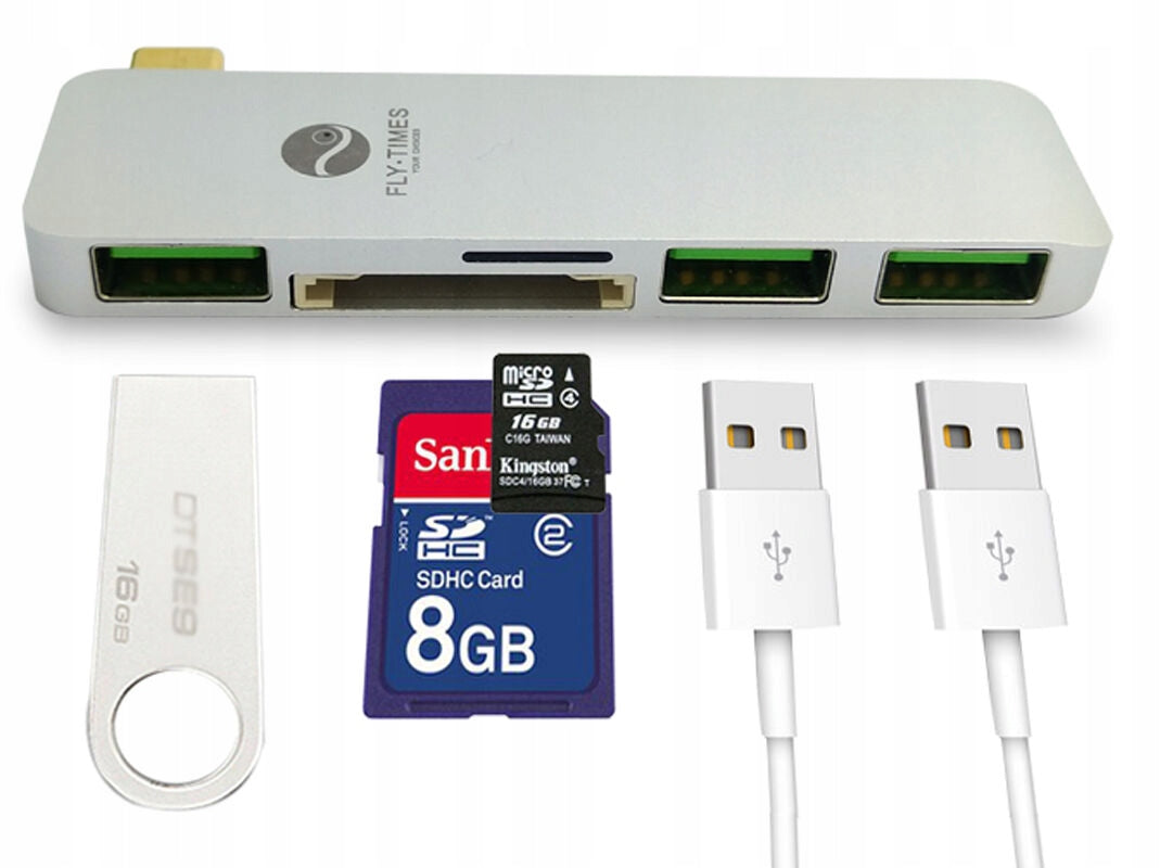 USB Type-C Male 5 In 1 HUB Converter USB 3.0 MICRO
