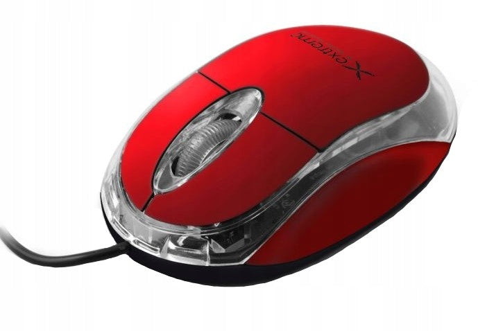 USB Wired Optical Mouse Red