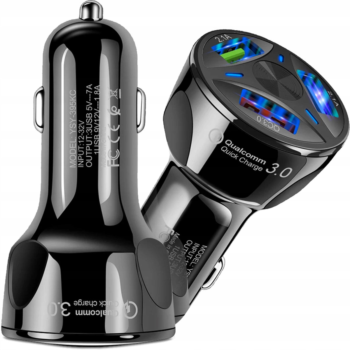 USB car charger Qualcomm 6000 mA
