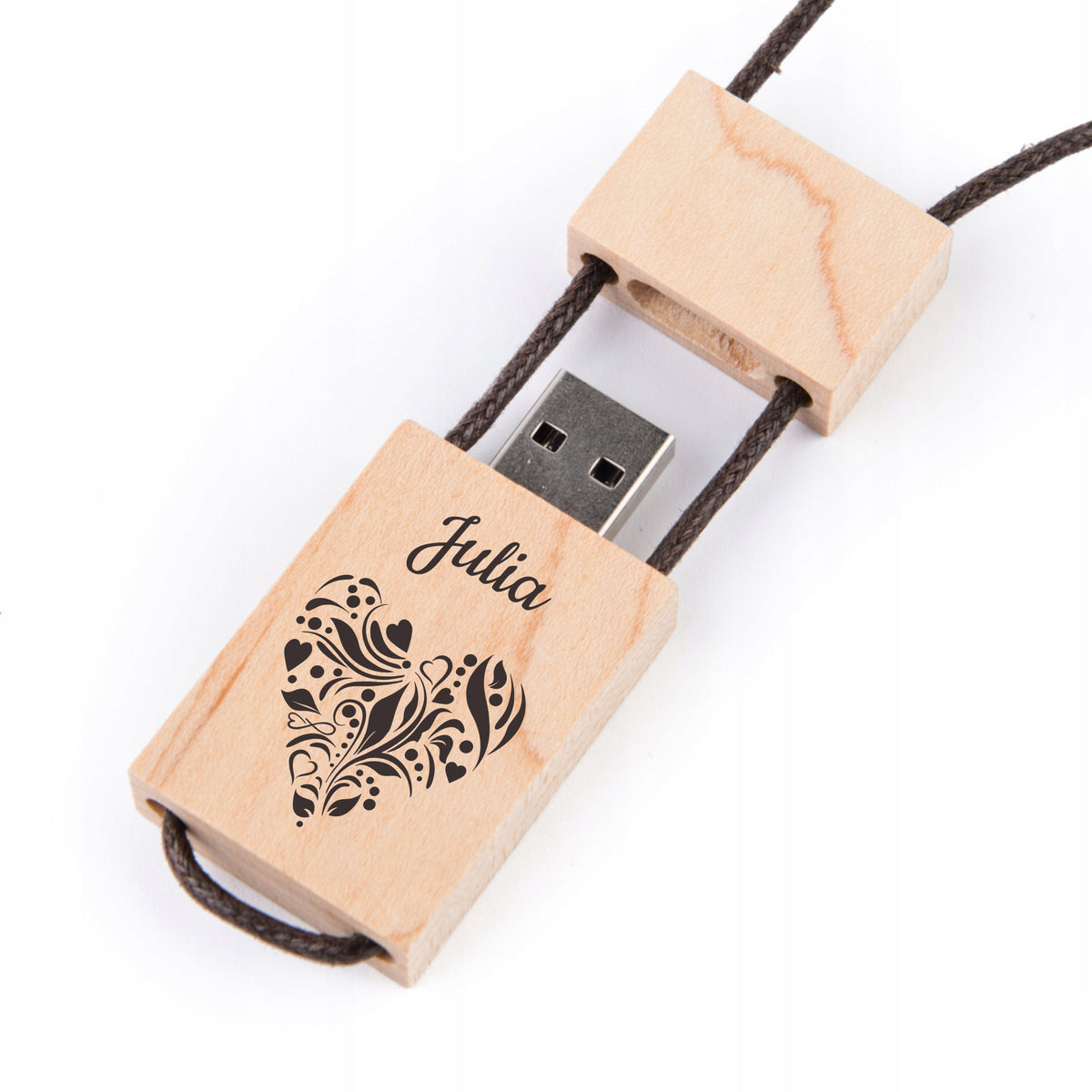 USB flash drive + string 32 GB 3.0 + Engraving with NAME