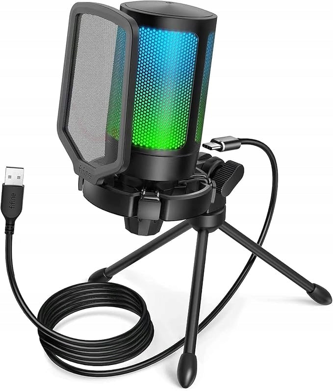 USB microphone FIFINE A6V – RGB.PS5/PC