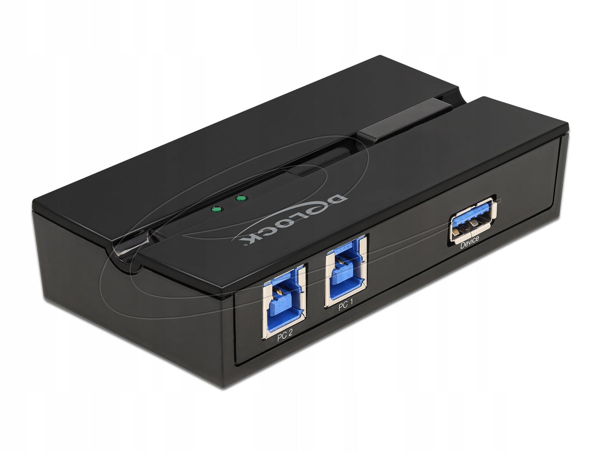USB switch 5 Gbps 2 PC to 1 device Delock 11495