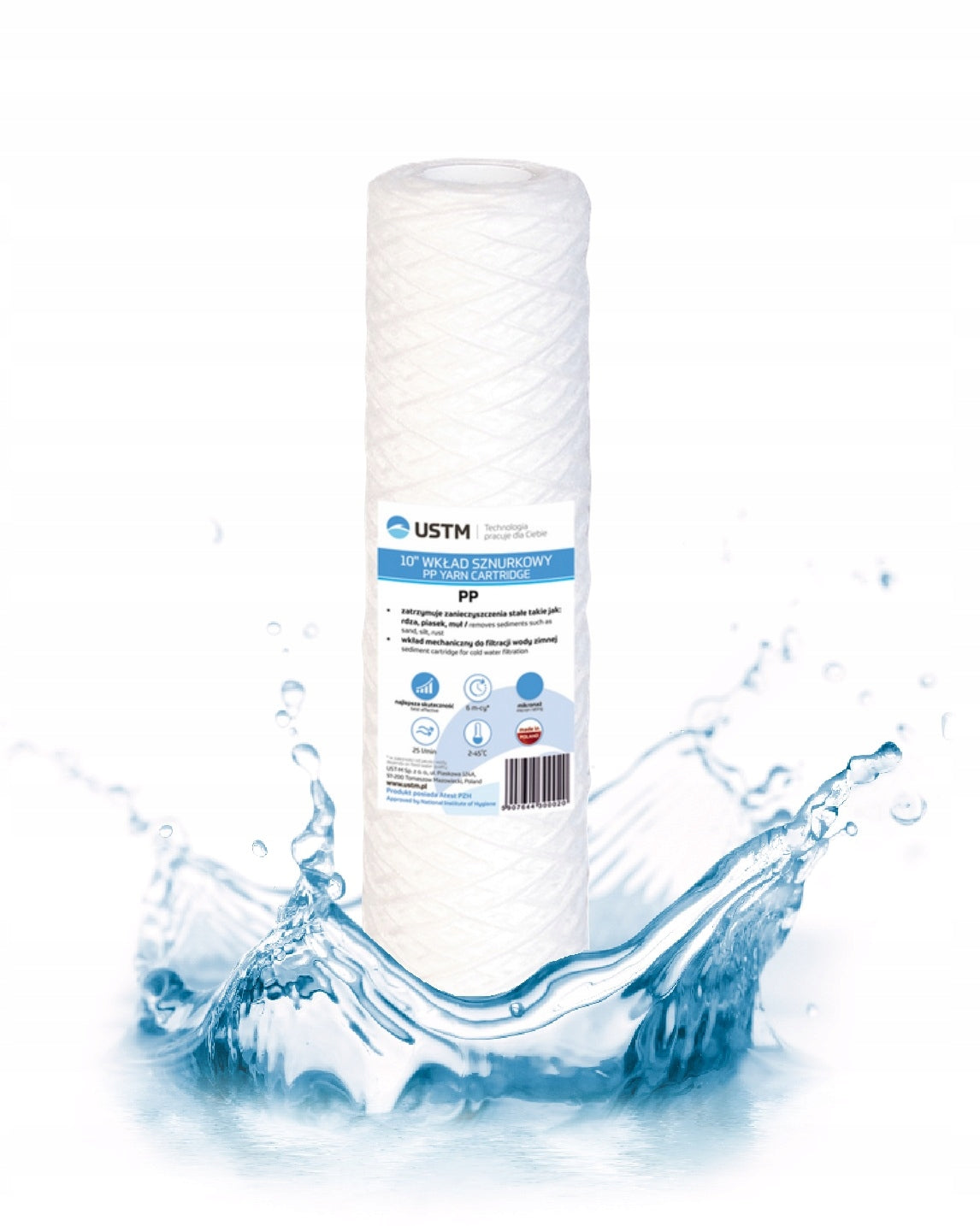 USTM FILTER CARTRIDGE 5 MICRONS FILTER FOR WATER STRING 10"
