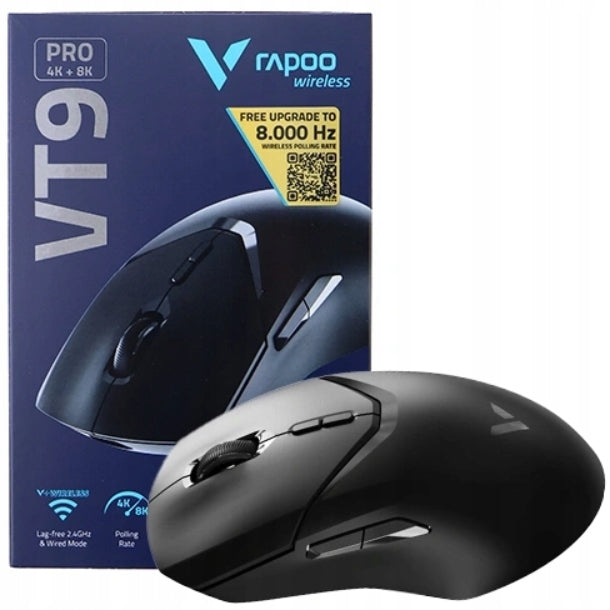 Ultra-light Wireless Gaming Mouse RAPOO VT9 PRO 4K Receiver Black