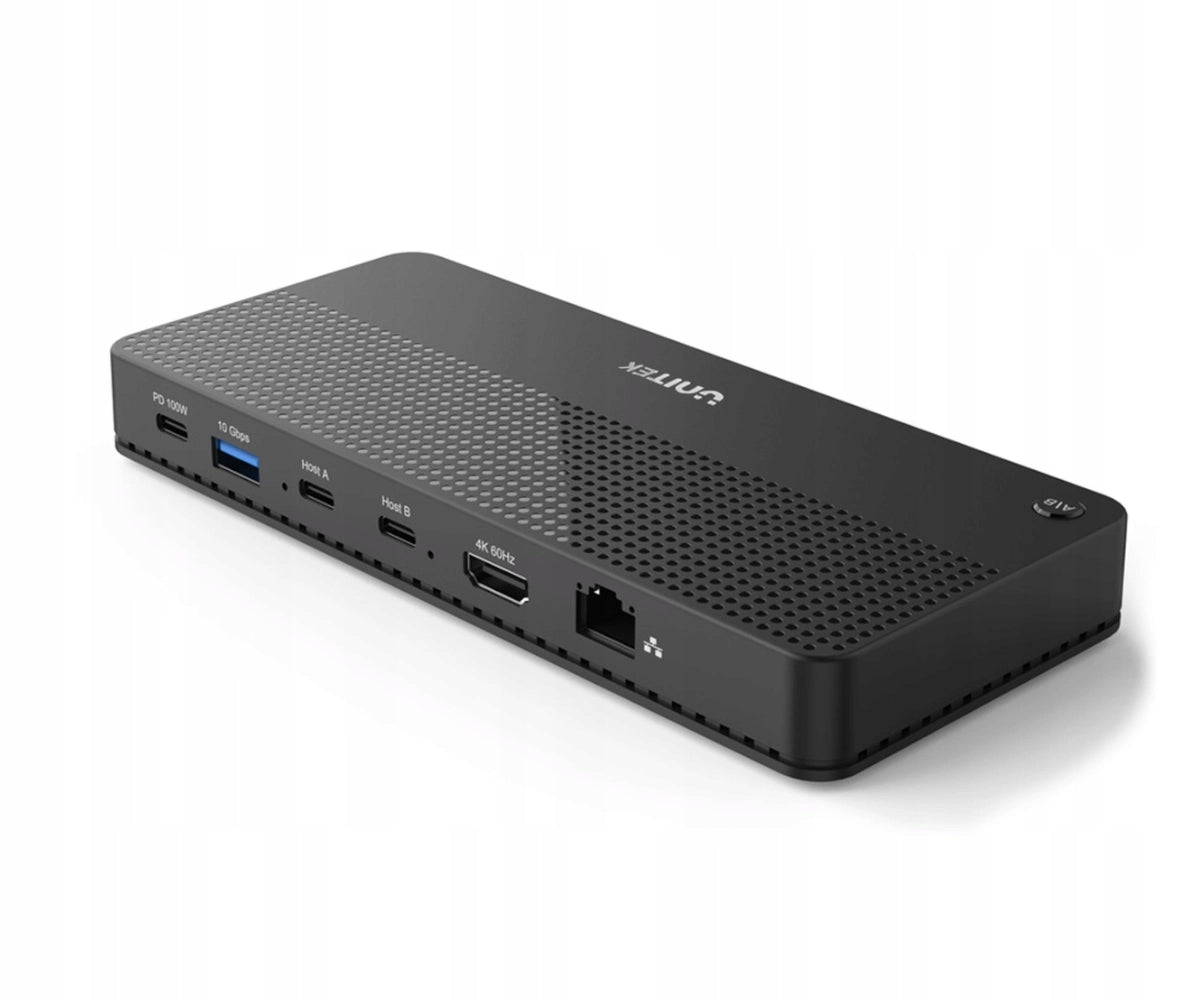 Unitek 2xUSB-C KVM Switch - HDMI USB Micro SD Manufacturer code D1077A