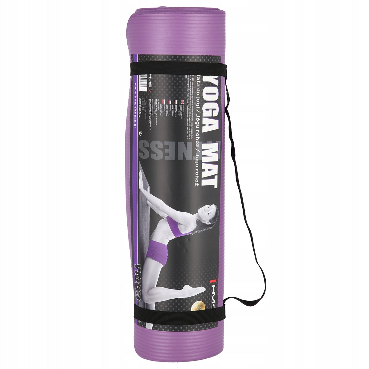 Universal Exercise Mat Purple HMS 10MM For Yoga And Stretching