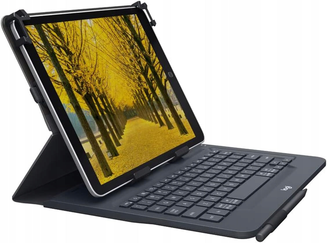 Universal Folio Tablet Case with Bluetooth Wireless Keyboard