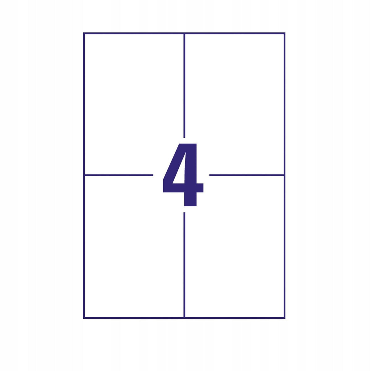 Universal label ILK 105x148 (A4/100ark) Zweckform 3483 Manufacturer code 3483