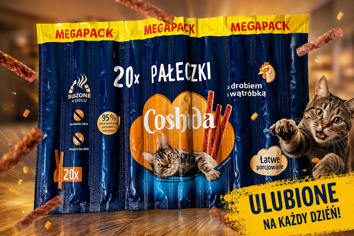 Universal treat Coshida 50 g 10x5 poultry and liver sausage sticks Manufacturer code 142485