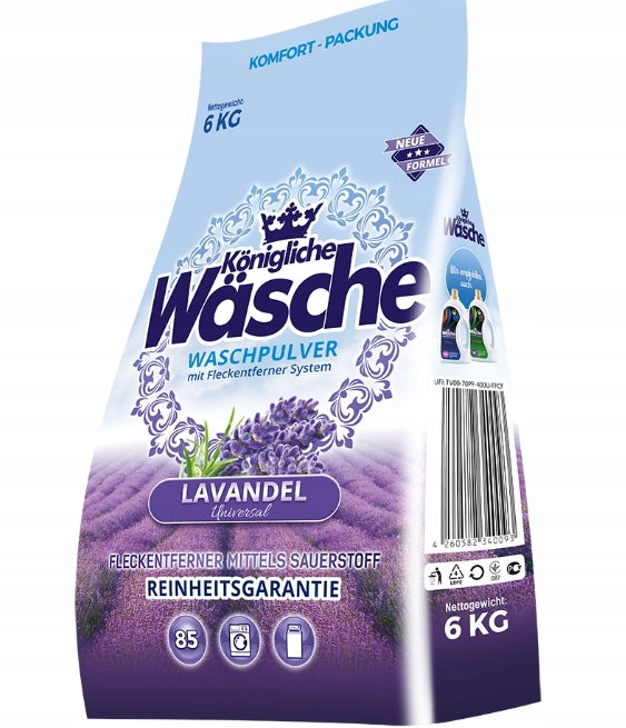 Universal washing powder Königliche Wäsche 6 kg Lavender