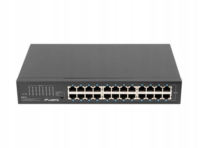 Unmanaged Switch Lanberg RSGE-24 24-Port, Gigabit, Rack 19"