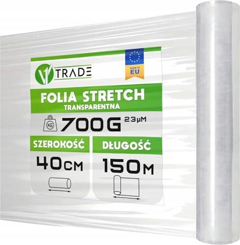 V1 TRADE STRETCH FILM FOR PACKING 150 M X 40 CM SHRINK WRAP FOR Packaging status original