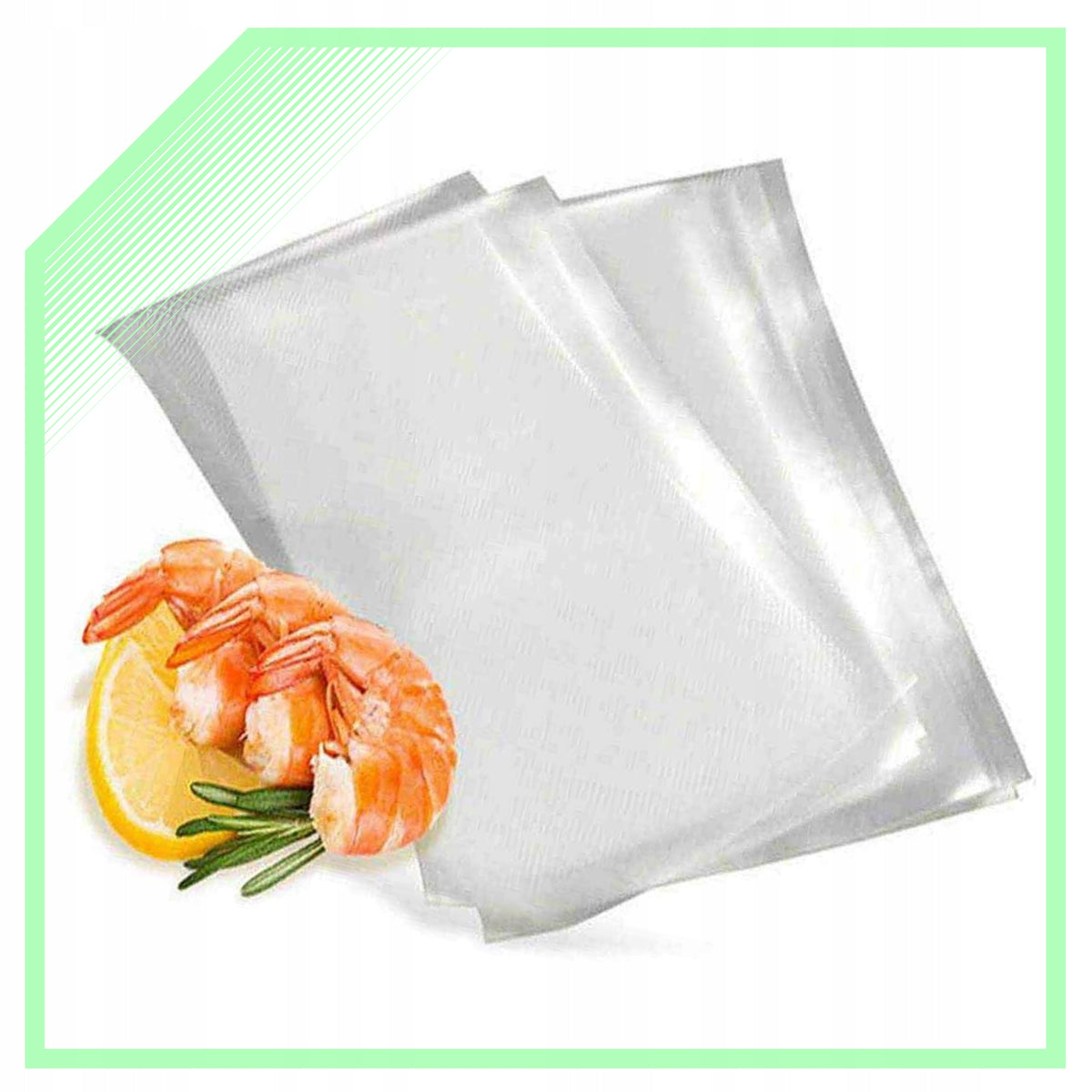 VACUUM BAGS for welding machine MOLETIZED Rifled Moletki 20 x 25 cm Packaging status original