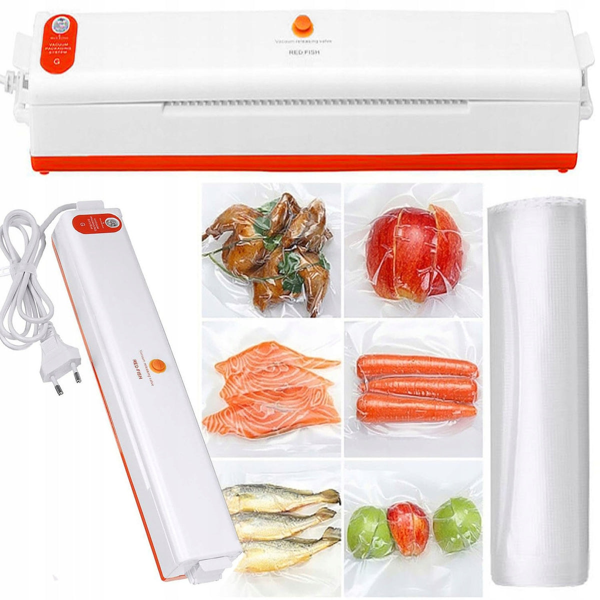 VACUUM WELDING MACHINE + 10 FOILS HOUSEHOLD Food Packer